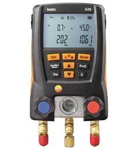 Manómetro Digital Testo 549 para Refrigerante de Aire Acondicionado, Rango de Temperatura de -20 °C a +60 °C, -1 a 60 Bar, IP42 - Product Image 1