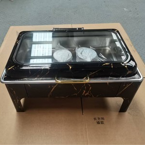 Stainless Steel <b>Buffet</b> <b>Warmer</b> Rectangular 1500W 3000W Electric Hotel Food Heater Commercial Use - Product Image 1