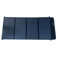 Kit de chargeur solaire portable 200W, panneau solaire monocristallin pliable, étanche, demi-cellule, tout noir, efficacité 21%, 18V, certifié ROSH/FCC pour CE
