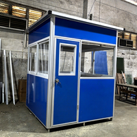Cabines de sécurité en panneaux sandwich EPS étanches 2025 pour kiosque de garde, installation facile, écologiques, durables, plans 1,5 x 3