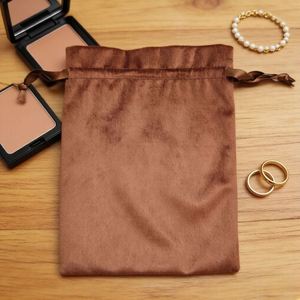 Luxury Velvet Jewelry Pouch Simple Protective <b>Dust</b> <b>Bag</b> for Delicate Glasses, Charms & Silverware Storage <b>Dust</b> <b>Bag</b> for Purse - Product Image 4
