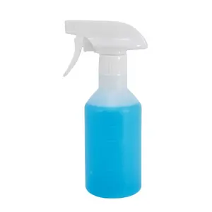 Spray Plastic Bottle 10 Oz Empty Plastic HDPE Liquid Detergent Cleaning Trigger Spray Bottle For Home Gardening Watering