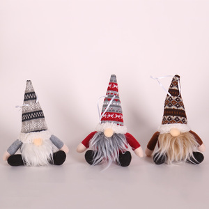 YQ-6260 Classici Gnomi Natalizi da Appendere all'<span class=keywords><strong>Albero</strong></span>, Ornamenti Rosa, Gnomi Svedesi in Peluche - Product Image 5