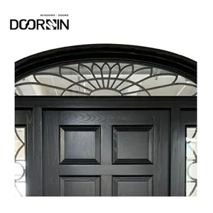 American Hot Selling Elegant Modern Pivot Entry Wooden Doors For House