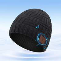Cappello Beanie Musicale 5.0 Caldo e alla Moda con Supporto per Cuffie, Personalizzabile OEM