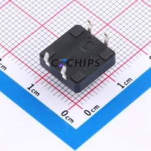 K2-1103DP-C4SW-04 Tactile Switch Through hole-4P,12x12mm Switch Single Pole Single Throw Round Button 2.5N Through Hole - Product Image 2