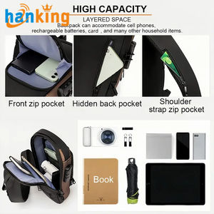 Ehanking Sac de voyage de grande capacité Portable Séparation sèche et humide Sac de sport léger et multifonctionnel Sac de camping - Product Image 3