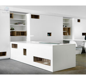 Diseño <span class=keywords><strong>de</strong></span> Recepción <span class=keywords><strong>Dental</strong></span> <span class=keywords><strong>de</strong></span> Superficie Sólida KRIONS con Acabado Antibacteriano y Diseño Personalizado - Product Image 5