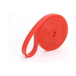 Lot de bandes de résistance TPE colorées et portables pour la maison, avec logo imprimé, pour la gym et l'exercice - Product Image 2
