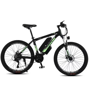 จักรยานเสือภูเขาไฟฟ้า MTB pedelec ความเร็วสูง27นิ้วคาร์บอนมีโครงเหล็กคาร์บอนสูงสำหรับขี่จักรยาน