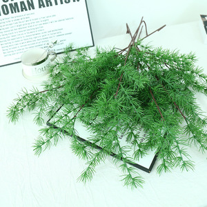 Ramas de Pino Artificiales de Plástico Ecológico para Decoración de Interiores, Diseño Nórdico, Decoración del Hogar, Bodas, Pascua - Product Image 1