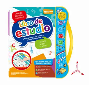 Konuşan oyuncak İngilizce İspanyolca mantık yargı ses okuma çocuklar akıllı dijital konuşan kitap öğrenme makinesi çocuklar için