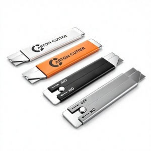 มีดคัตเตอร์แบบพับเก็บได้พร้อมใบมีดคมเดี่ยว - Product Image 3