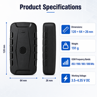 HB-209A Rastreador GPS Magnético 4G de 5000mAh con Larga Duración de Batería, Dispositivo de Rastreo de Vehículos y Activos en Tiempo Real con Aplicación Gratuita y Reproducción de Rutas
