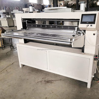 Machine de plissage de treillis métallique multicouche de type couteau