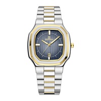 Montre à quartz carrée REWARD RD612268M 2025 pour homme, bleu glace, étanche 30m, acier inoxydable, 38mm, montres de sport tendance pour garçons