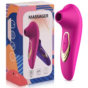 Vibromasseur à succion clitoridien pour femme, jouet sexuel en silicone pour vagin, 10 vitesses