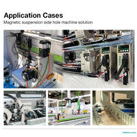 Controlador Lógico Programable Digital (PLC) con Pantalla Táctil HMI de 10 Pulgadas Todo en Uno, Máquina de Perforación por Levitación Magnética