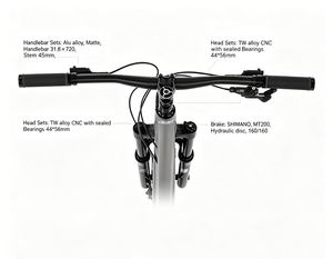 Bicicletta MTB Premium GTR per Dirt Jump, Telaio in Alluminio, Escursione 150 mm, 12 Velocità, per Fuoristrada/Trail, Bici da Montagna Cross-Country - Product Image 3