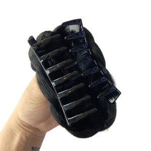 Perruque Chignon Rond pour Femme, Chignon Tressé Haute Qualité, Outil pour Coiffure Bouclée, Utilisation à l'Arrière <span class=keywords><strong>de</strong></span> la Tête, Fil Haute Température, Modèle OMBRE 7134A - Product Image 1