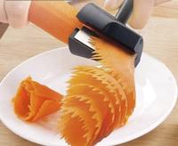 Coupe-légumes et fruits portable en spirale pour la maison, éminceur de carottes rapide, trancheuse spirale, outil multifonctionnel