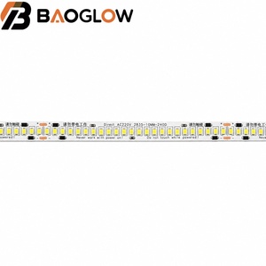 Tira de LED SMD2835 de 10 cm, 240 LED/m, AC220V, 20W/m, 10 mm, 25/50 PCB de Cobre Electrochapado, 3000k/4000k/6500k, Luz Flexible para Oficinas - Product Image 3
