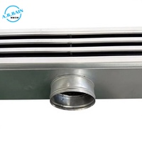 Boîtier diffuseur linéaire insonorisé - Plenum acoustique doublé pour grille d'aération linéaire