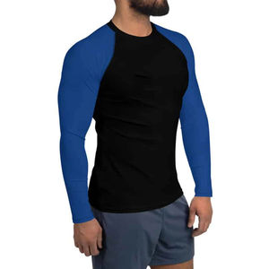 Camiseta de Compresión de Manga Larga con Estampado de Sublimación Personalizado para Hombre, Multicolor, Ropa de Gimnasio de MMA de Alta Calidad, 100% Algodón Transpirable - Product Image 6