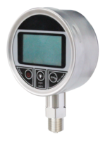 QDB118T : -0,1-1000 MPa 0,5 % FS 3,6 VDC 10 unités d'ingénierie 100 mm Grand affichage LCD intelligent Manomètre numérique