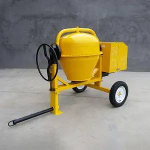 Vertical Cement Mixer Trailer 500 Liter Diesel Efficient Diesel Concrete Mixer for Sale engineering & construction machinery