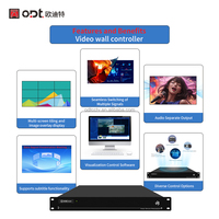 Video Duvar Kontrol Cihazı İşlemcisi 8x16 HD-MI Matris Anahtarlayıcı Çoklu Ekran Kontrol Cihazı LCD LED Video Duvar 3x4 4x4 3x5 Ekranlar için