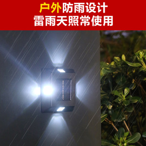 Xinyao Solar Wall Light 110x50mm Outdoor Waterproof Garden <b>Fence</b> Pathway Lawn Landscape Lamp - Product Image 3