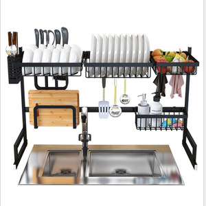 Home and kitchen accessories Dish Drying Rack Over Sink Kitchen Storage Shelf kitchen tools