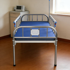 Yüksek Kaliteli Düz Medikal Hastane Yatağı, Yatak ve 3 veya 6 Parçalı Aksesuarlarla, Uygun Fiyat ve Daha İyi Kaliteli Mobilya - Product Image 1