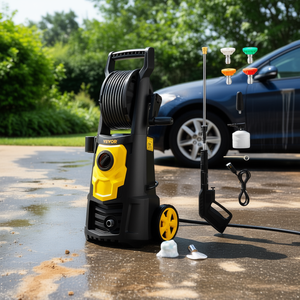 Hidrolavadora Eléctrica Vevor de 2000 Psi y 1.76 Gpm, Limpiadora de Alta Presión Portátil con 5 Boquillas y Cañón de Espuma para Exteriores - Product Image 2