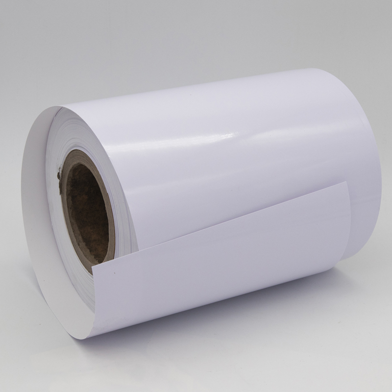 Glossy White PVC Self-Adhesive Film Sticker High Gloss Waterproof for Premium Packaging Label