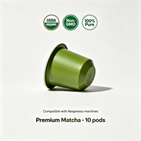 Cápsulas de Té Adelgazante Universal Premium 6A Personalizadas, Té Matcha Orgánico Japonés de Grado Ceremonial Cultivado en Sombra, con Postgusto Dulce