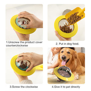 Pet besleyici köpek açık eğitim oyuncaklar yavru entelektüel gıda dağıtıcı artırmak interaktif eğitim besleme evcil oyuncak - Product Image 3