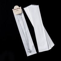 Sac d'emballage plat transparent en film perlé à trois couches, personnalisable OEM, pour bijoux, montres et lunettes, blanc et soigné