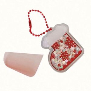 Oferta Especial: Llavero Acrílico Creativo, Ecológico y Seguro, Regalo de Navidad para Estudiantes, Niñas, Colgante Decorativo para Bolsos - Product Image 1