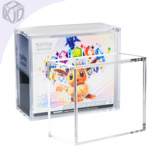 Boîte de protection en acrylique pour Elite Trainer Box (ETB) Pokémon, épaisseur 5+8 mm, avec couvercles magnétiques robustes, protection plastique artisanale, faible MOQ - Product Image 1
