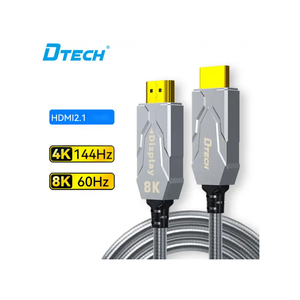 <span class=keywords><strong>Câble</strong></span> <span class=keywords><strong>HDMI</strong></span> blindé DTECH 15M Fibre Optique 8K <span class=keywords><strong>DisplayPort</strong></span> 2.1 pour ordinateur de jeu et téléviseur - Product Image 1