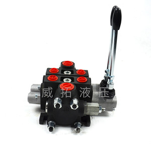 Válvula de control direccional multidireccional Weituo Hydraulics Pc70-2 de alto flujo, distribuidor de aceite hidráulico para plataformas de perforación minera - Product Image 1