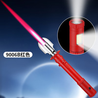 Camping en plein air multifonctionnel COB lumière pistolet briquet avec lampe de poche coupe-vent gonflable métal briquet