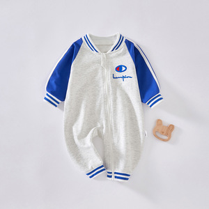Vestiti per bambini autunno e inverno sport di un pezzo donna <span class=keywords><strong>neonato</strong></span> 6 mesi super carini tutina stile occidentale <span class=keywords><strong>abiti</strong></span> da gita per bambini - Product Image 3