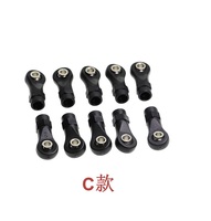 Rotules de liaison en plastique M4 (10 pièces) pour modèles de voitures RC Crawler 1/10 SCX10 TRX-4, pièces et accessoires en acier