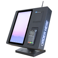 Kiosque de paiement à commande automatique SDK avec reconnaissance faciale, imprimante thermique intégrée - Terminal de point de vente en libre-service, paiement sans contact, économique