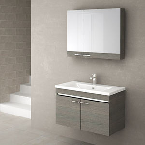 American 36 Inch Flat Pack Shaker <strong>Ready</strong> <strong>Made</strong> Stainless Steel <strong>Bathroom</strong> Vanity Cabinet - Product Image 6