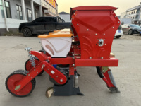 Semoir à maïs à haute efficacité 2BYF-2 à 2 rangs et machine à fertiliser, mini semoir à maïs pour tracteur à pied à bas prix