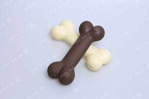 Jouet pour chien et chat en peluche super douce, en forme de pattes de poulet à double os, résistant aux morsures, peluche ours couineuse, résistant à la mastication, carotte de fête en forme de fruit - Product Image 4